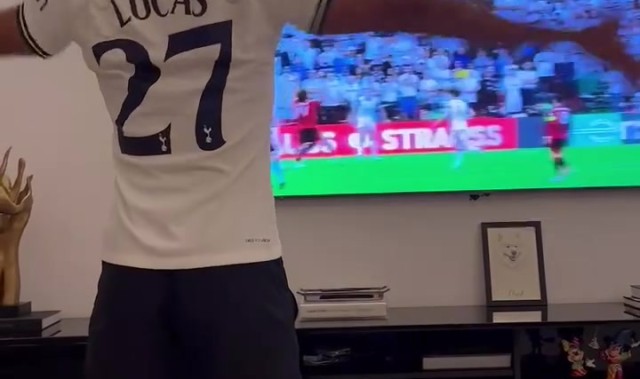 小卢卡斯通过电视直播见证热刺夺冠,2019年欧冠半决赛曾戴帽